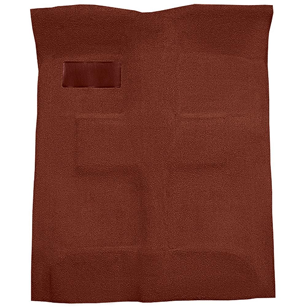 1955-57 Bel Air, Two-Ten, One-Fifty 2 or 4 Door Sedan, Wagon Molded Carpet Set Mass Backing Loop Burnt Orange