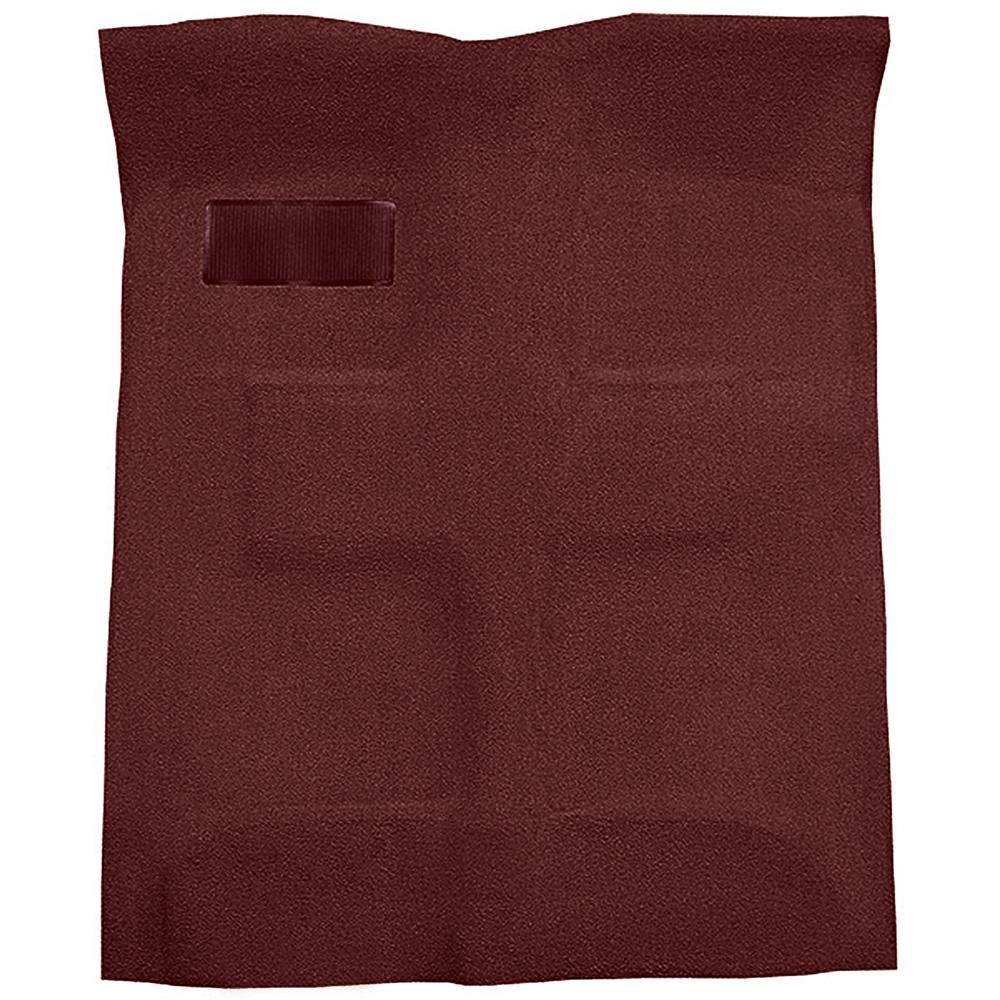 1955-57 Bel Air, Two-Ten, One-Fifty 2 or 4 Door Sedan, Wagon Cut & Sewn Carpet Set Mass Backing Cutpile Maroon