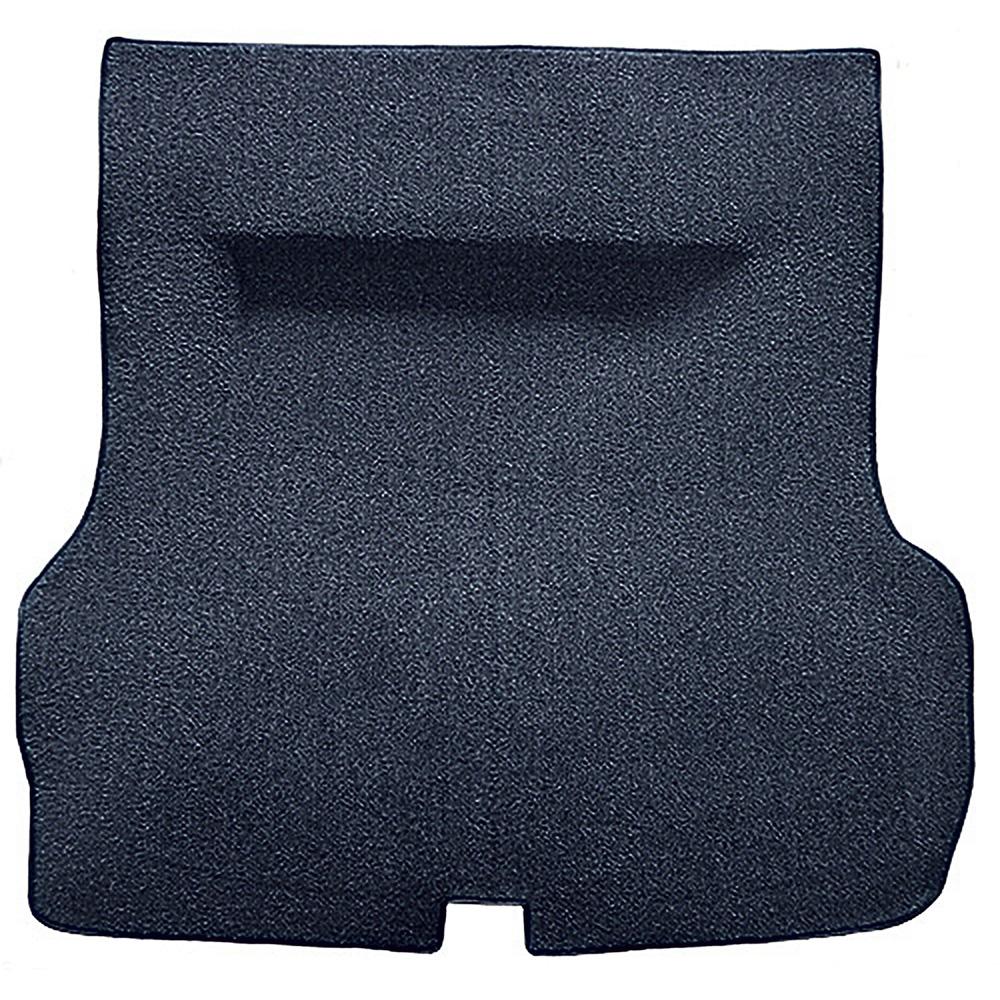 1955-57 Bel Air, Two-Ten 2 or 4 Door Hardtop, Sedan Molded Trunk Carpet w/o Spare Tire Cutout Mass Backing Loop Dark Blue