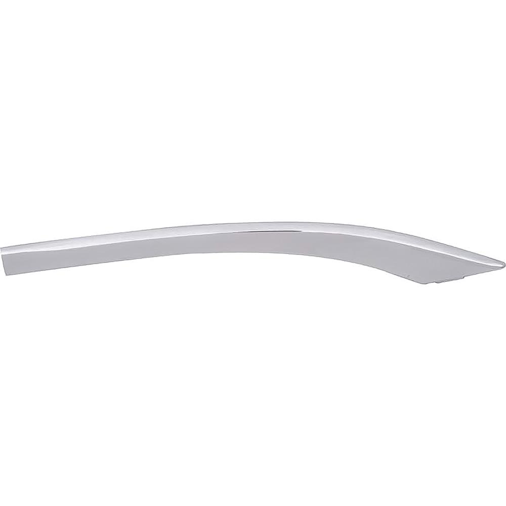 1957 Chevy Bel Air, 210 Upper Short Curve Quarter Molding Polished Stainless Steel 2 Door RH Passenger Side