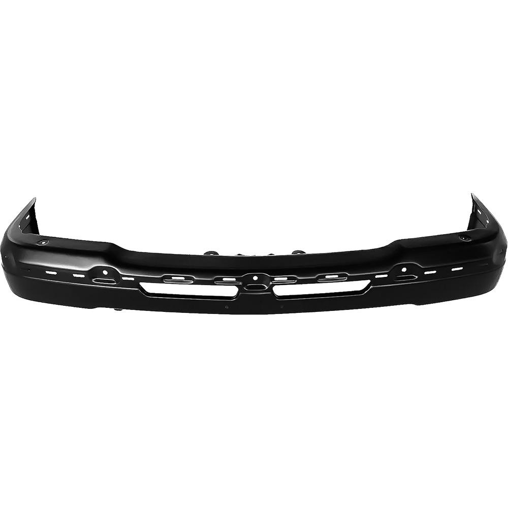 2003-07 GMT800 Silverado, 2002-06 Avalanche w/o Cladding Front Bumper Without Brackets Black Paintable Finish