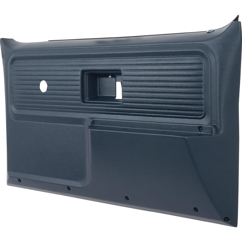 1977-80 Chevy, GMC Truck, Blazer, Jimmy, Suburban Front Door Panels Custom Deluxe, Scottsdale Style Blue