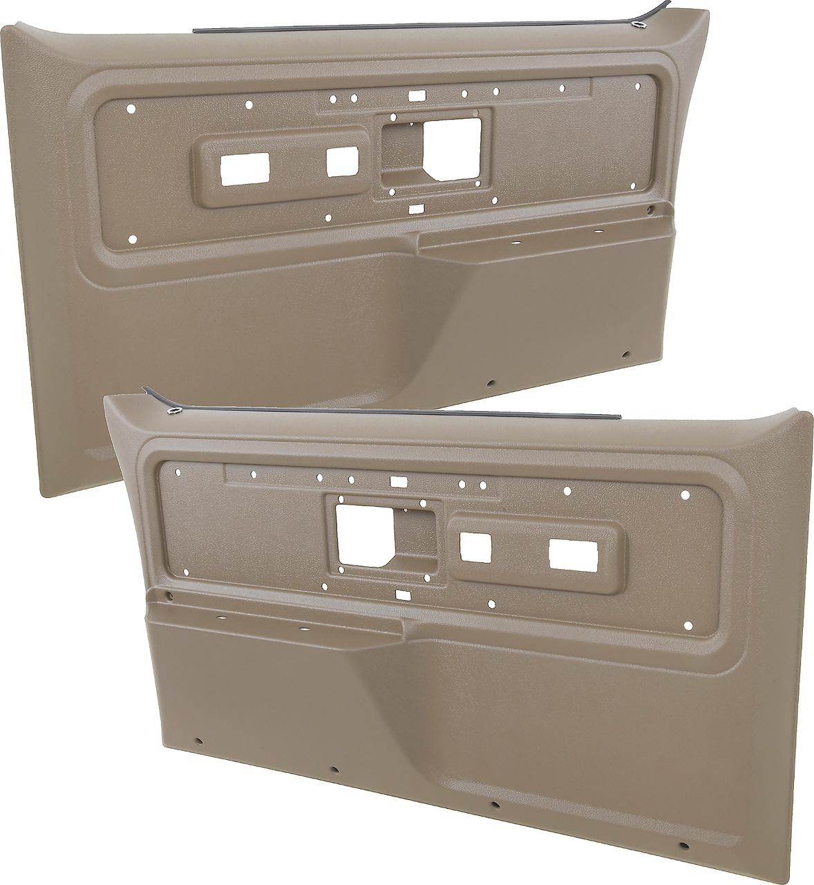 1977-80 Chevrolet/GMC Truck, Blazer, Jimmy, Suburban Front Door Panels Silverado or Cheyenne Style Saddle