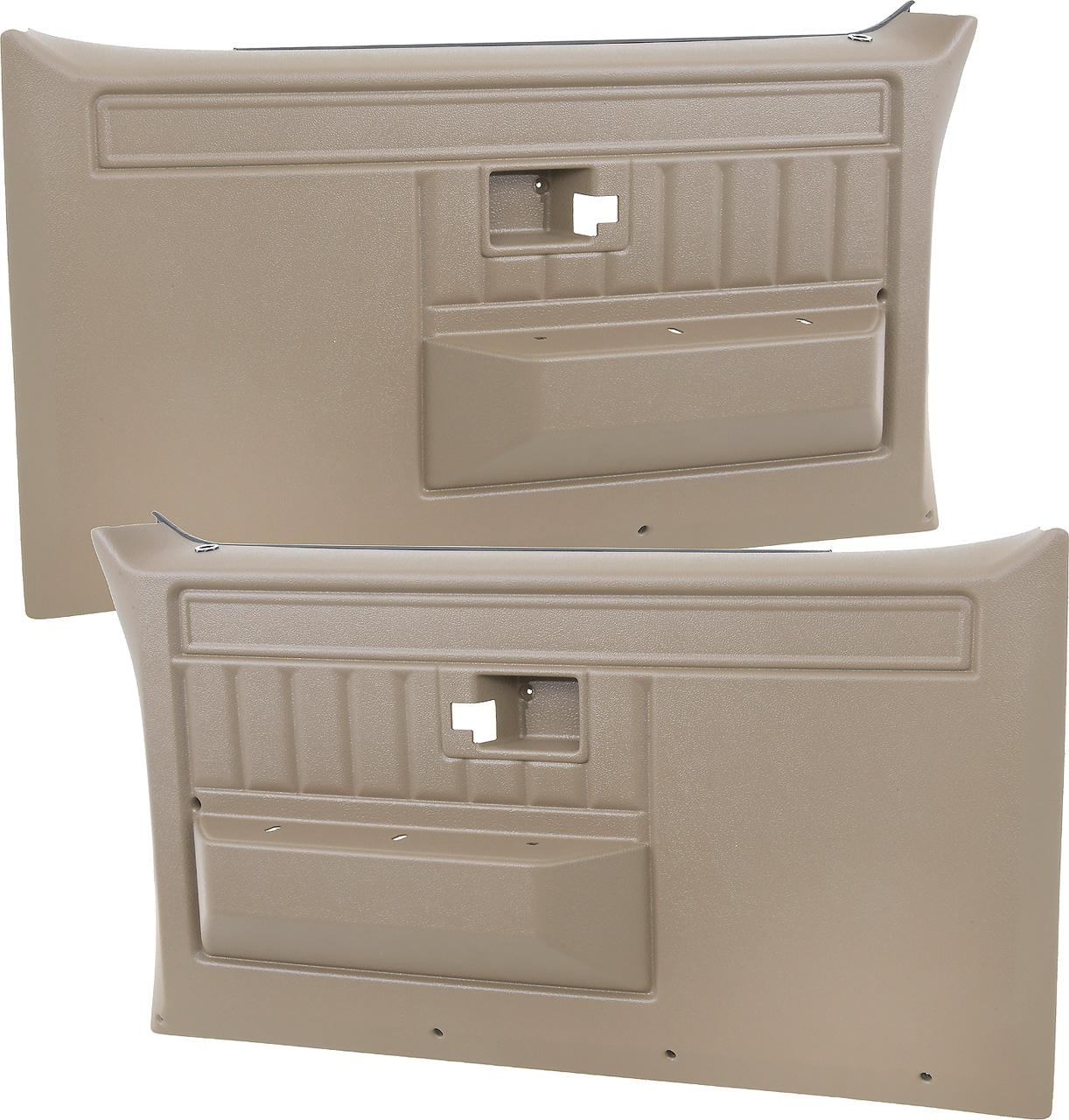 1981-91 Chevy, GMC, Pickup, Blazer, Jimmy, Suburban Front Door Panels Saddle Pair