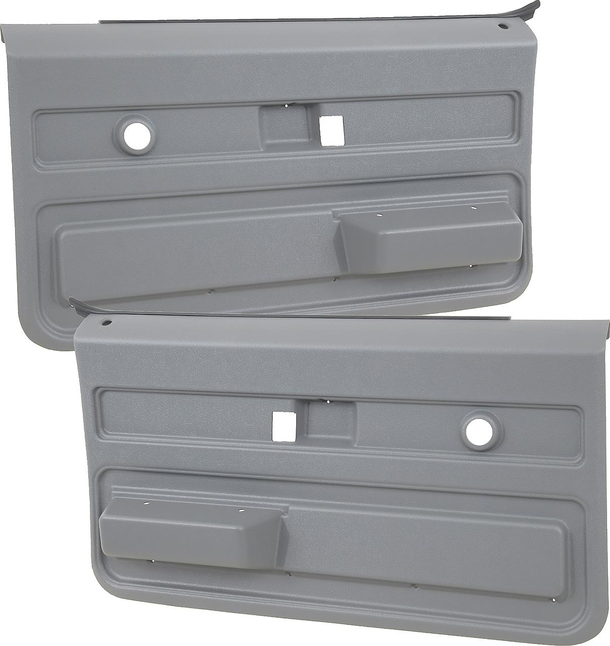 1973-76 Chevrolet/GMC Truck, Blazer, Jimmy, Suburban Front Door Panels Gray