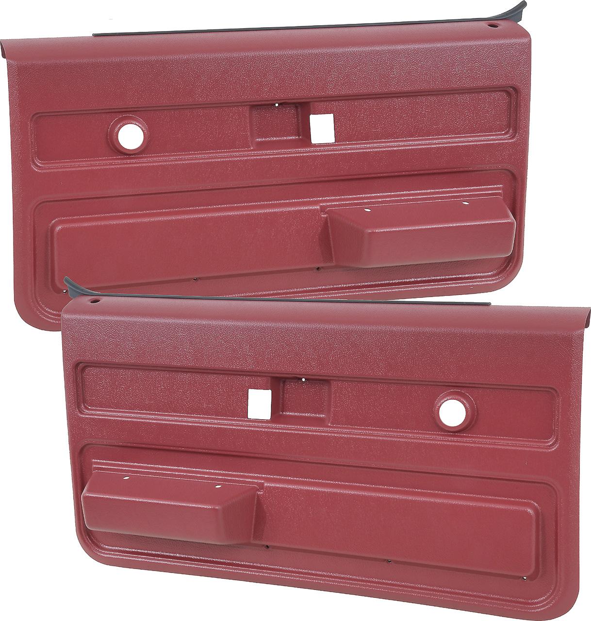 1973-76 Chevrolet/GMC Truck, Blazer, Jimmy, Suburban Front Door Panels Red