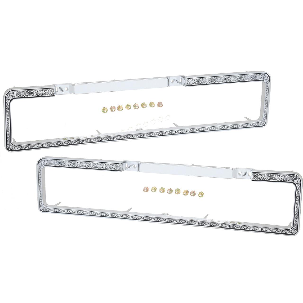 1977-80 Chevy, GMC Pickup, Blazer, Jimmy, Suburban Front Door Panel Outer Trim Set Pair