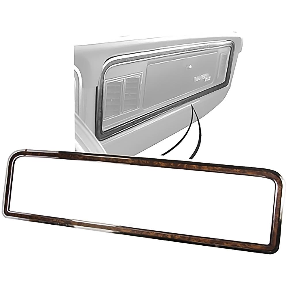 1973-79 Ford F-Series, 1978-79 Bronco Dash Trim Around Glove Box Door Woodgrain Accent