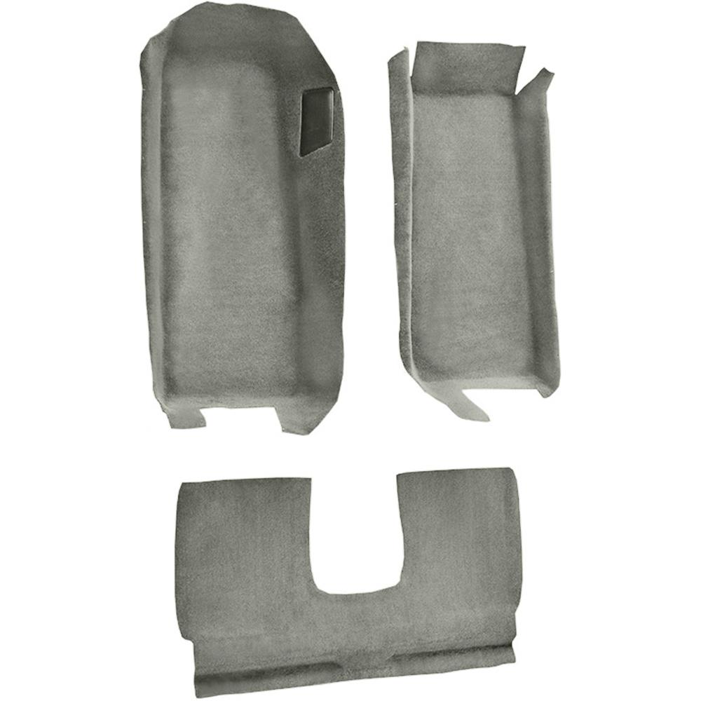 2005-13 Chevrolet Corvette Coupe Front Molded Carpet w/ Rear Seat Riser Truvette Shale