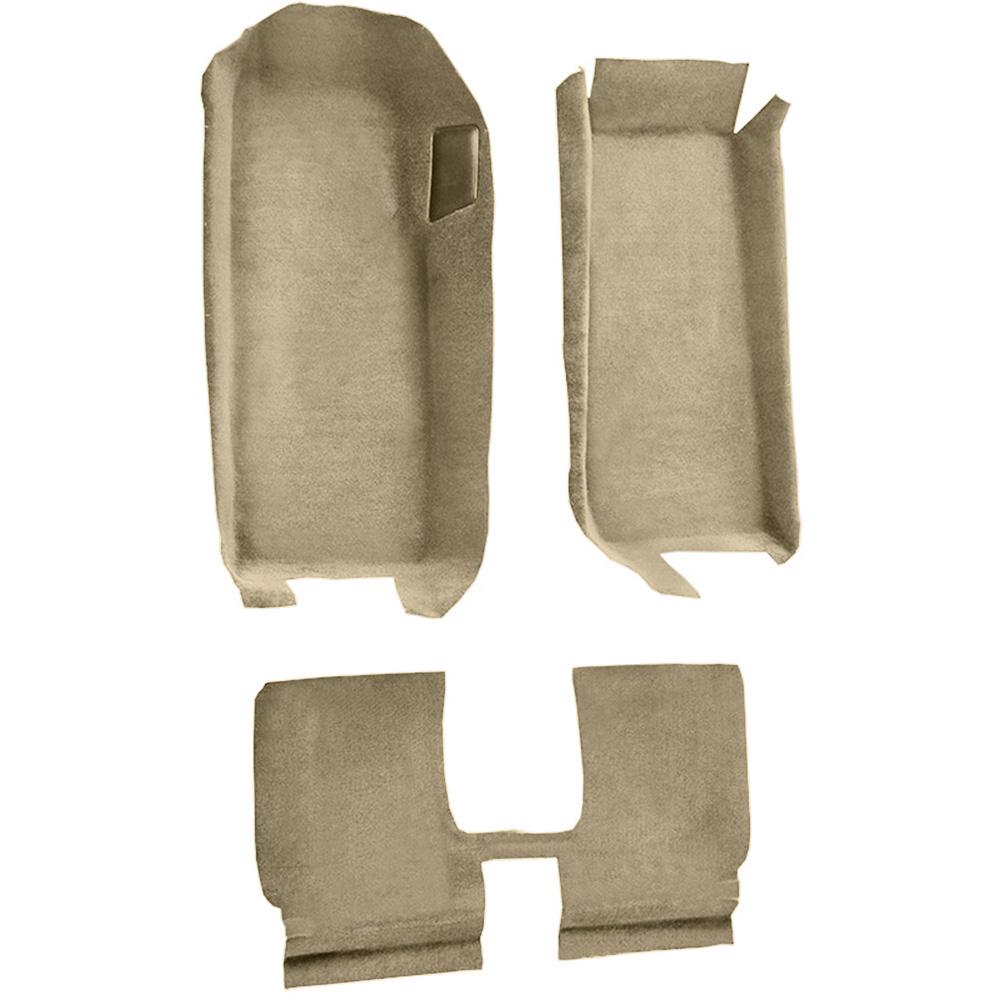 2005-13 Chevrolet Corvette Convertible Front Molded Carpet w/ Rear Seat Riser Truvette Cashmere