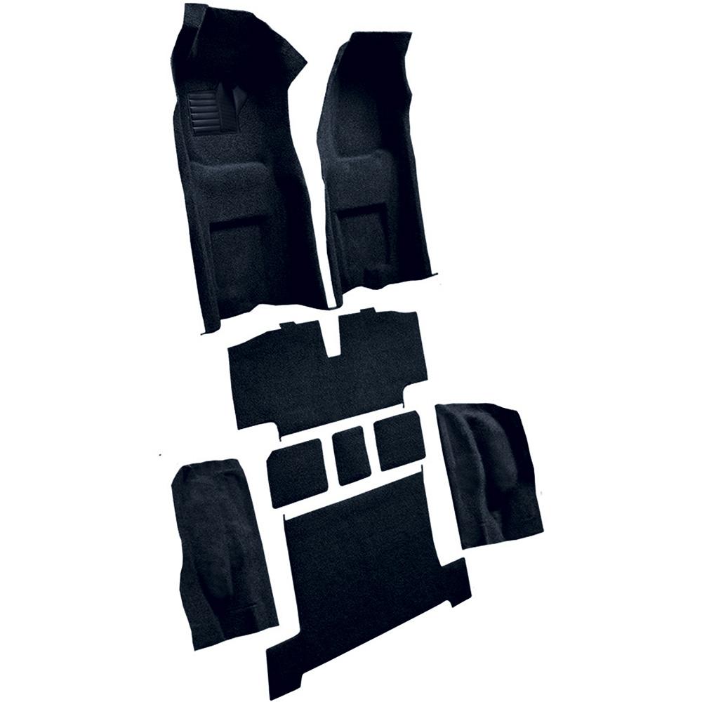 1968 Chevrolet Corvette Automatic Complete Molded Carpet Set w/ Heel Pad Loop Dark Blue