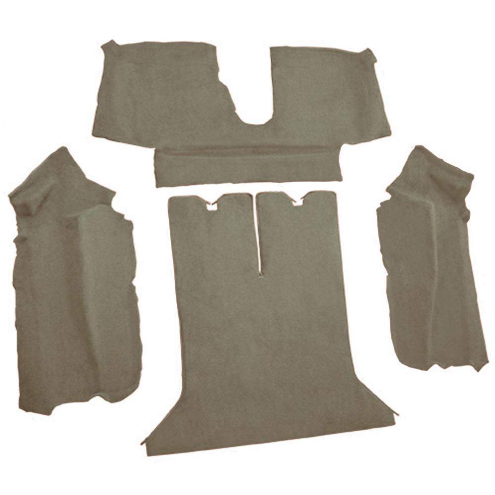 1990-93 Chevrolet Corvette Coupe w/ 2 Door Latches Rear Molded Carpet Cutpile Medium Beige
