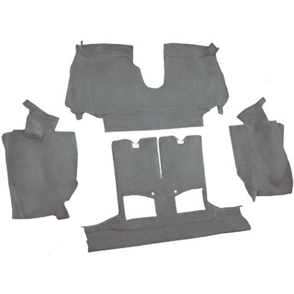 1990-93 Chevrolet Corvette Convertible w/ 2 Door Latches Rear Molded Carpet Cutpile Smoke