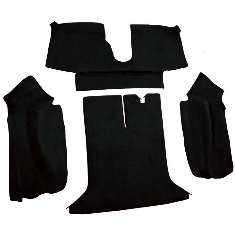 1994-96 Chevrolet Corvette Coupe Rear Molded Carpet Truvette Black