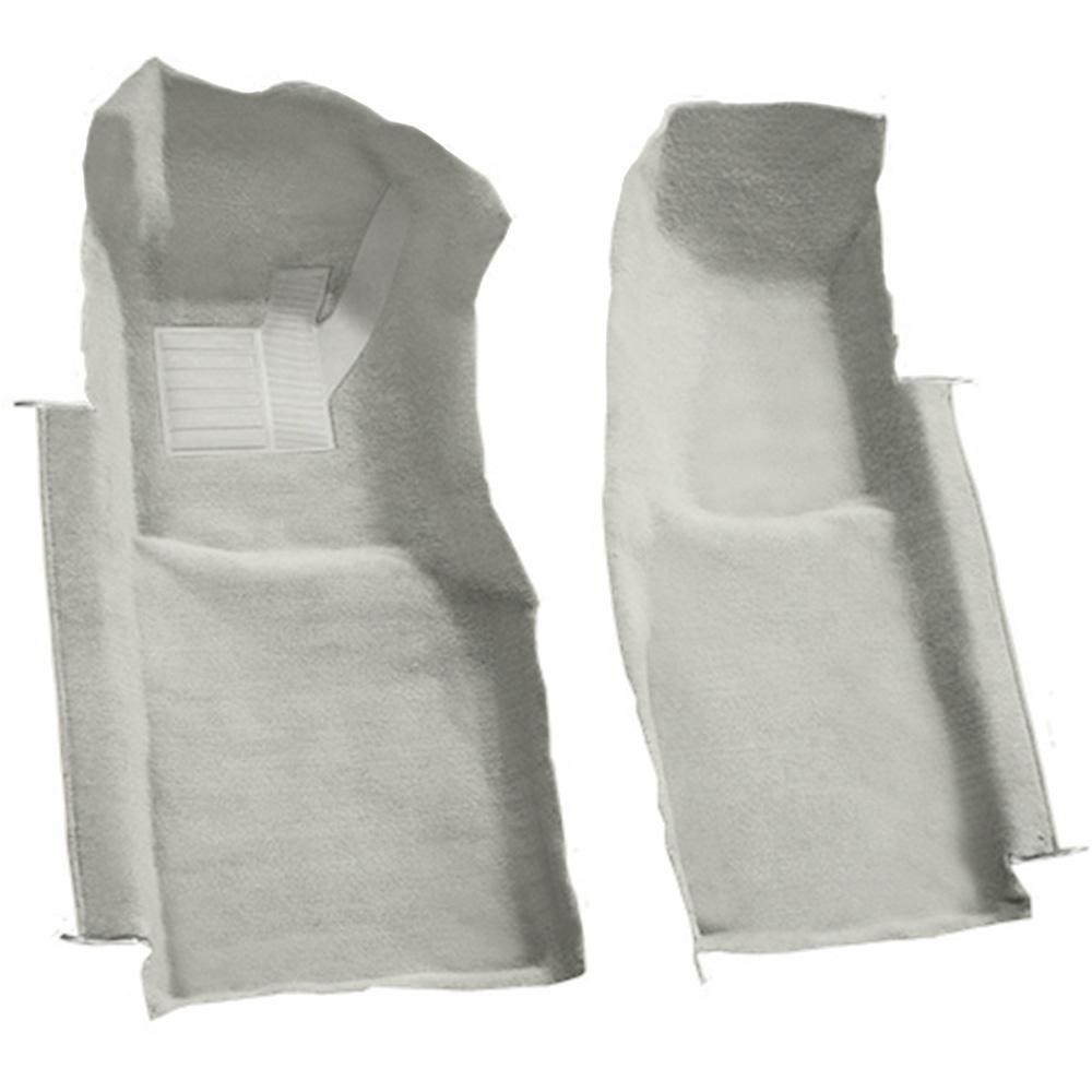 1978-80 Chevrolet Corvette Front Molded Carpet Set Cutpile Oyster / Shale