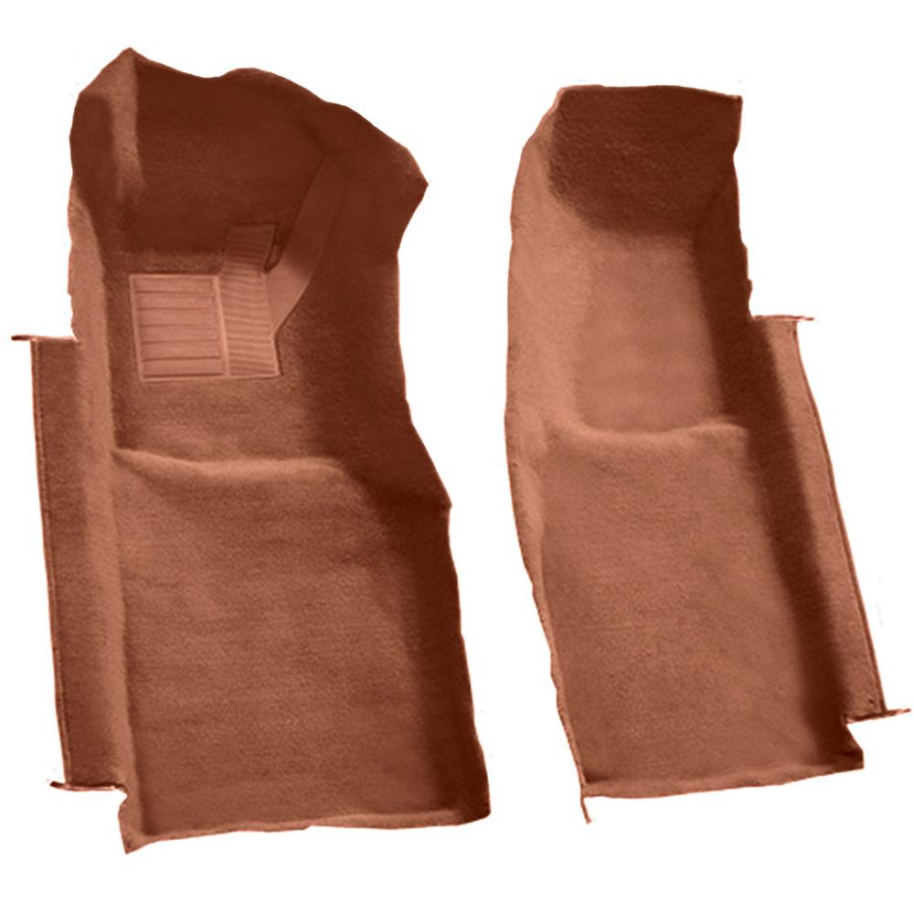 1978-80 Chevrolet Corvette Front Molded Carpet Set Cutpile Saffron