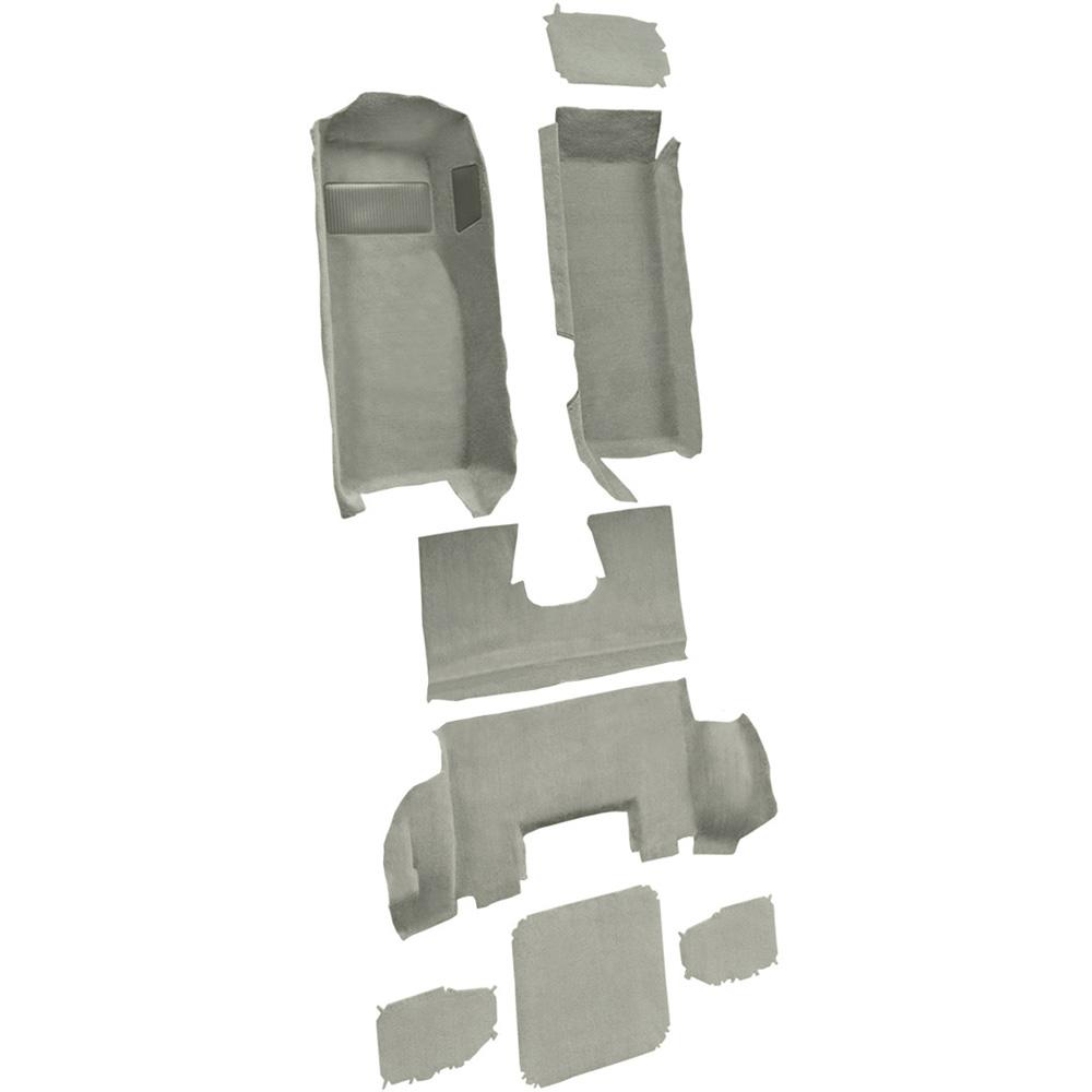 1997-04 Chevrolet Corvette Coupe Complete Molded Carpet Set Cutpile Antelope/Light Neutral