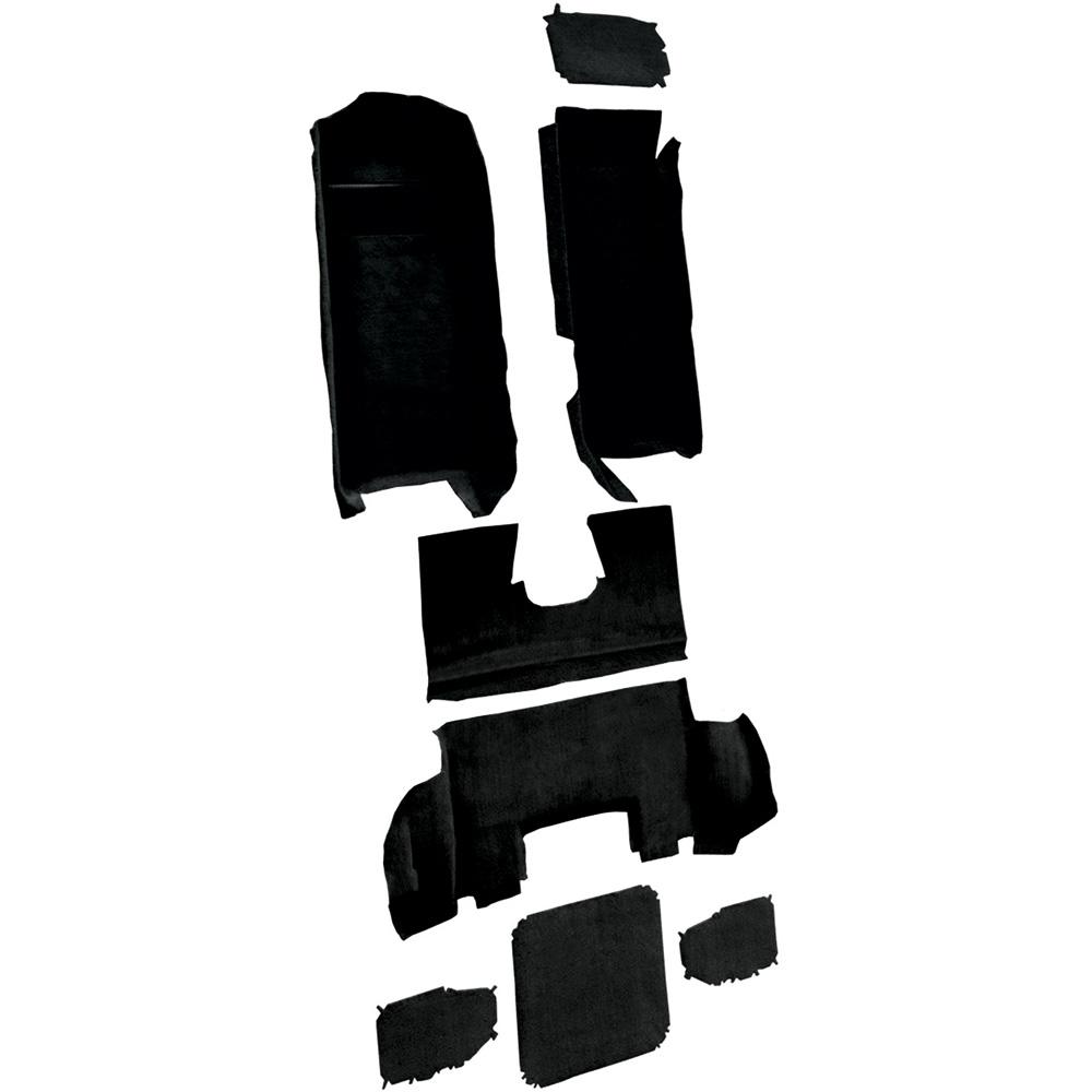 1997-04 Chevrolet Corvette Coupe Complete Molded Carpet Set Truvette Black
