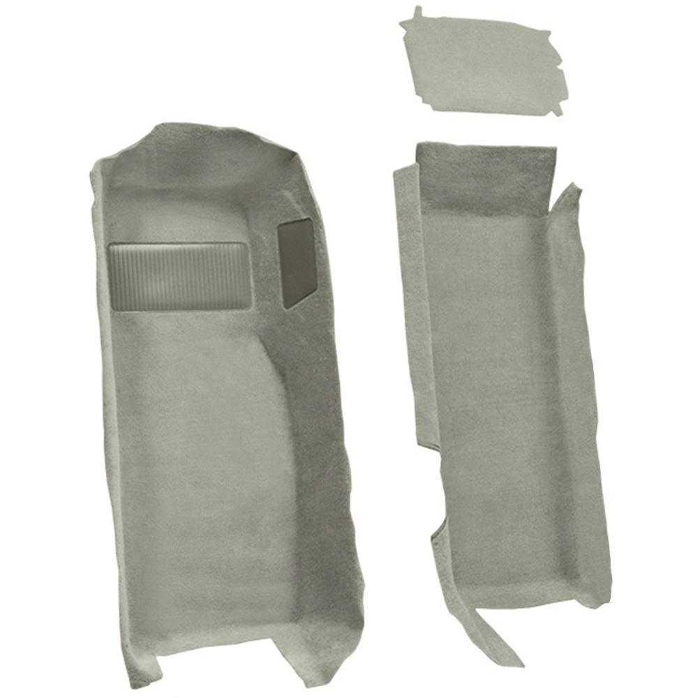 1997-04 Chevrolet Corvette Coupe/Convertible Front Molded Carpet Set w/ Heel Pad Cutpile Antelope/Light Neutral