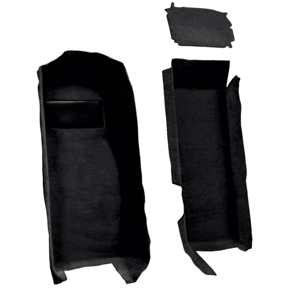 1997-04 Chevrolet Corvette Coupe/Convertible Front Molded Carpet Set Cutpile Black