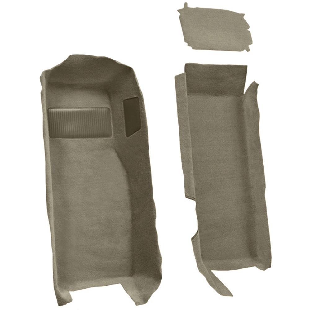 1997-04 Chevrolet Corvette Coupe/Convertible Front Molded Carpet Set Cutpile Medium Beige