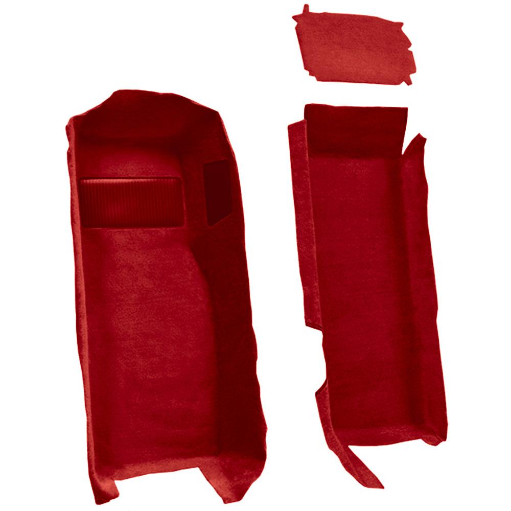 1997-04 Chevrolet Corvette Coupe/Convertible Front Molded Carpet Set Truvette Torch Red