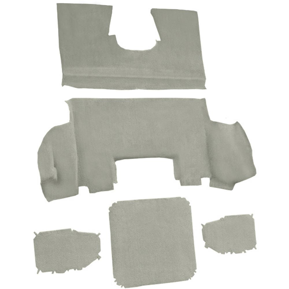 1997-04 Chevrolet Corvette Coupe Rear Molded Carpet Cutpile Antelope/Light Neutral