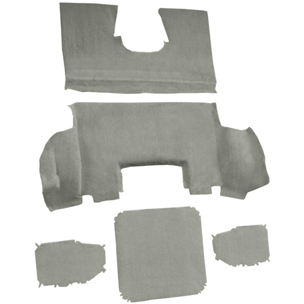 1997-04 Chevrolet Corvette Coupe Rear Molded Carpet Truvette Shale