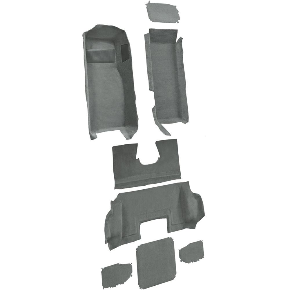 1998-00 Chevrolet Corvette Hardtop/Convertible Complete Molded Carpet Set Truvette Gray