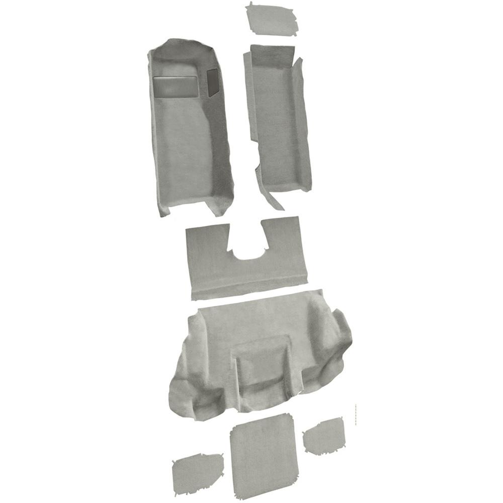 2001-04 Chevrolet Corvette Hardtop/Convertible Complete Molded Carpet Set Cutpile Oyster / Shale