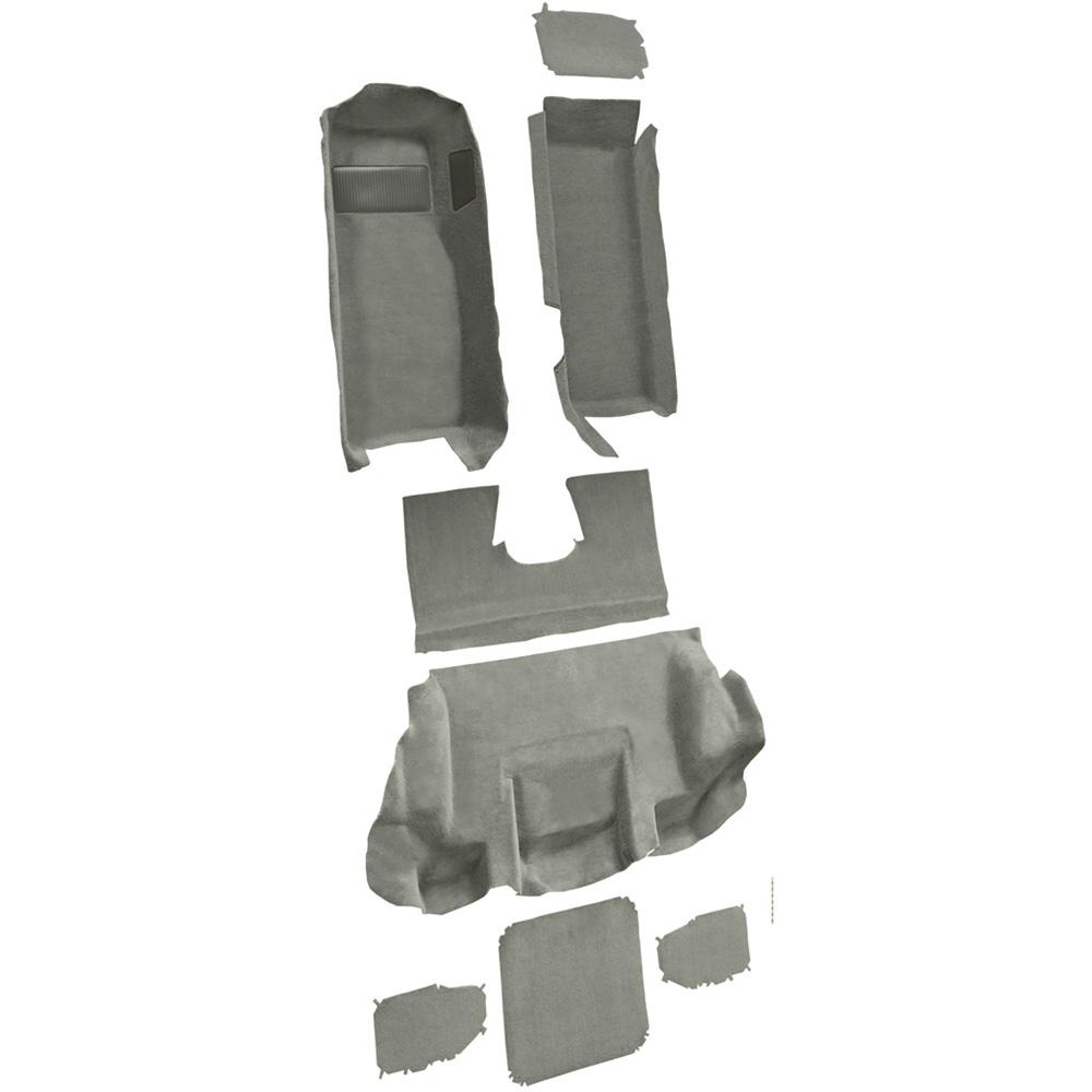 2001-04 Chevrolet Corvette Hardtop/Convertible Complete Molded Carpet Set Truvette Shale