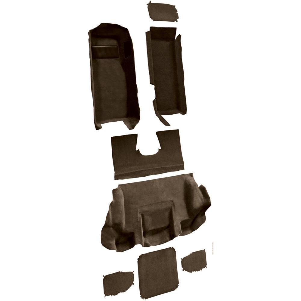 2001-04 Chevrolet Corvette Hardtop/Convertible Complete Molded Carpet Set Truvette Oak