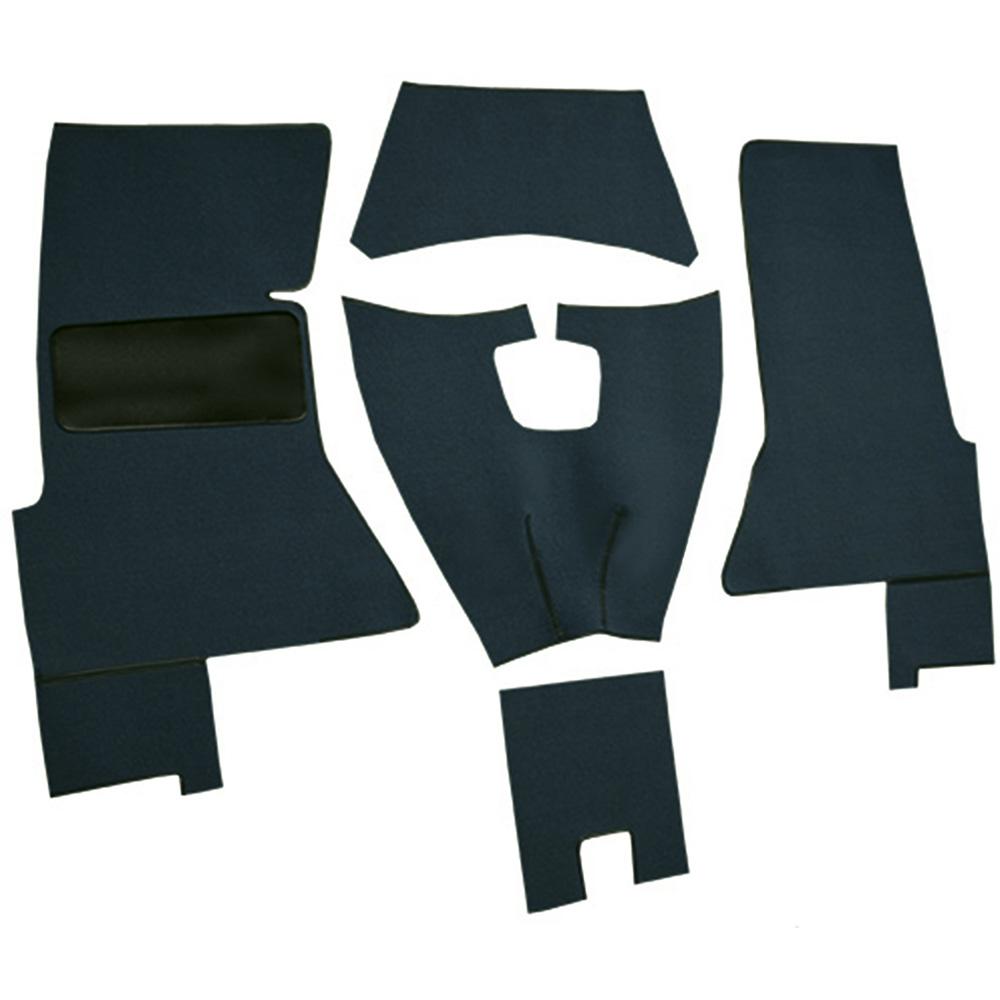 1958 Chevrolet Corvette Complete Cut & Sewn Carpet Set Daytona Gray