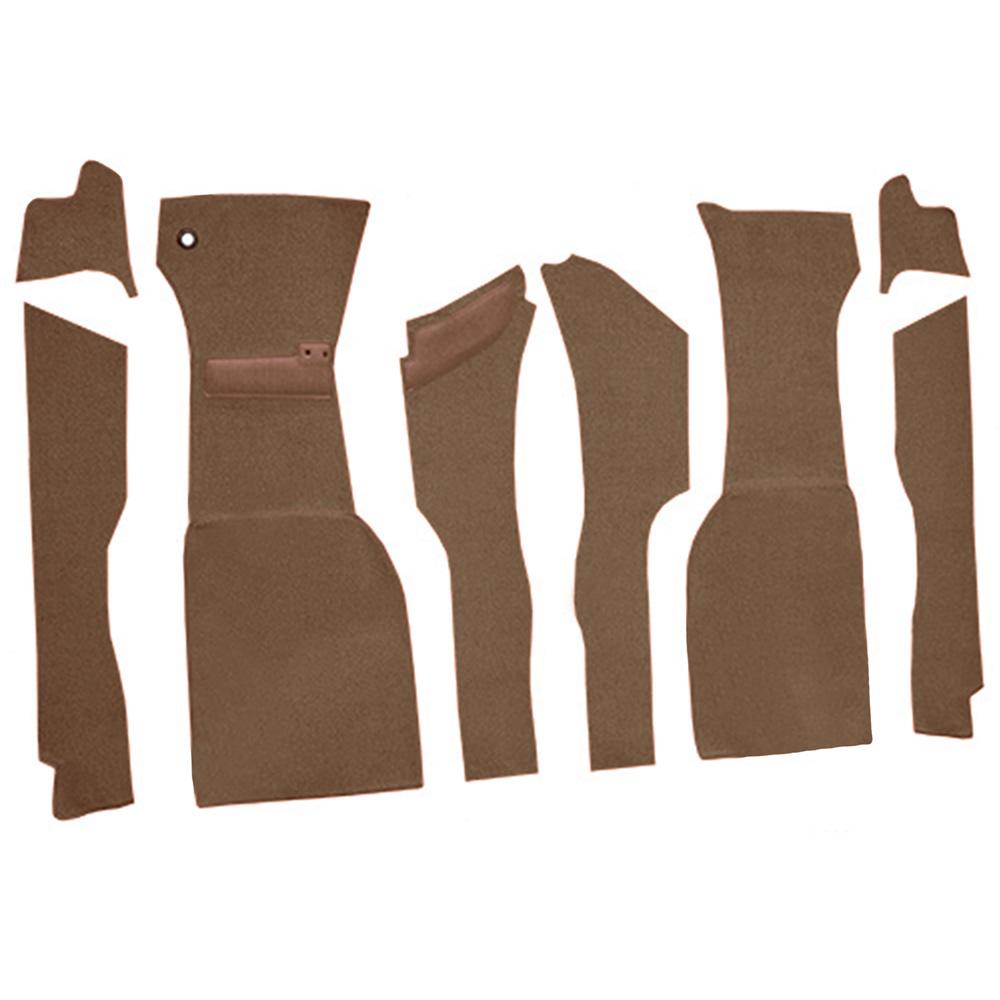 1963 Chevrolet Corvette Front Cut & Sewn Carpet Set Foam Loop Saddle