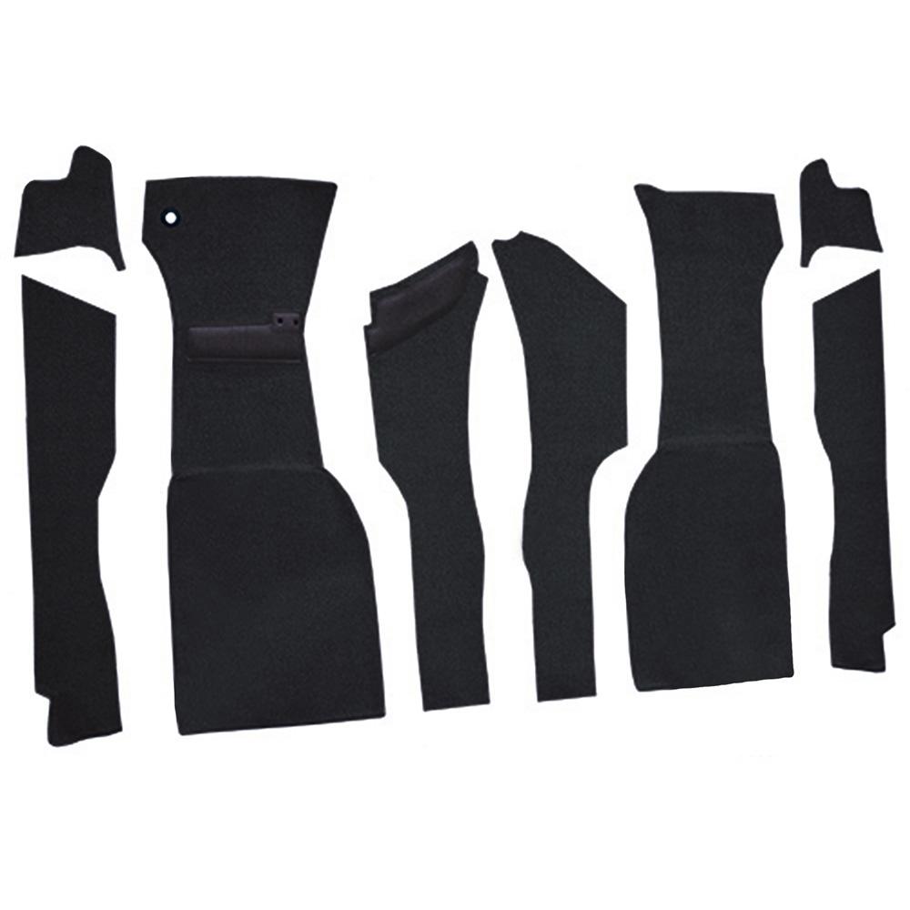 1963 Chevrolet Corvette Front Cut & Sewn Carpet Set Foam Loop Midnight Blue