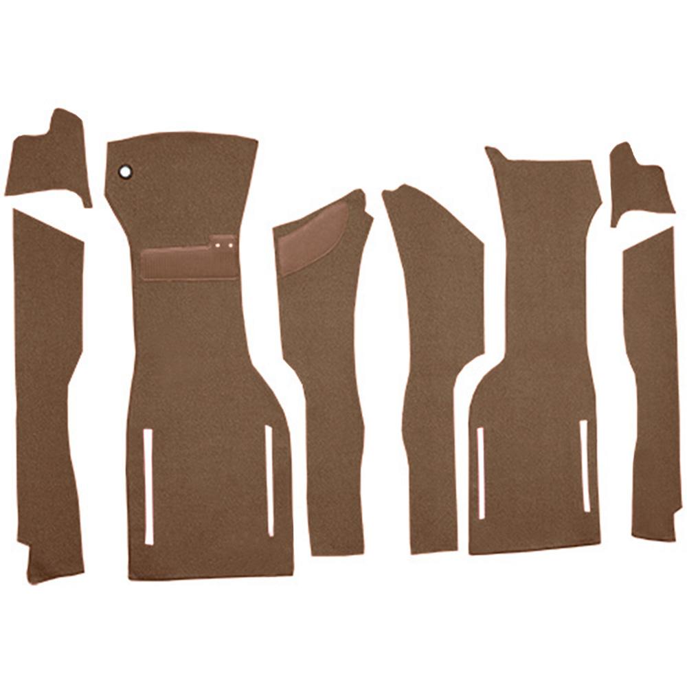 1964 Chevrolet Corvette Front Cut & Sewn Carpet Set Foam Loop Saddle