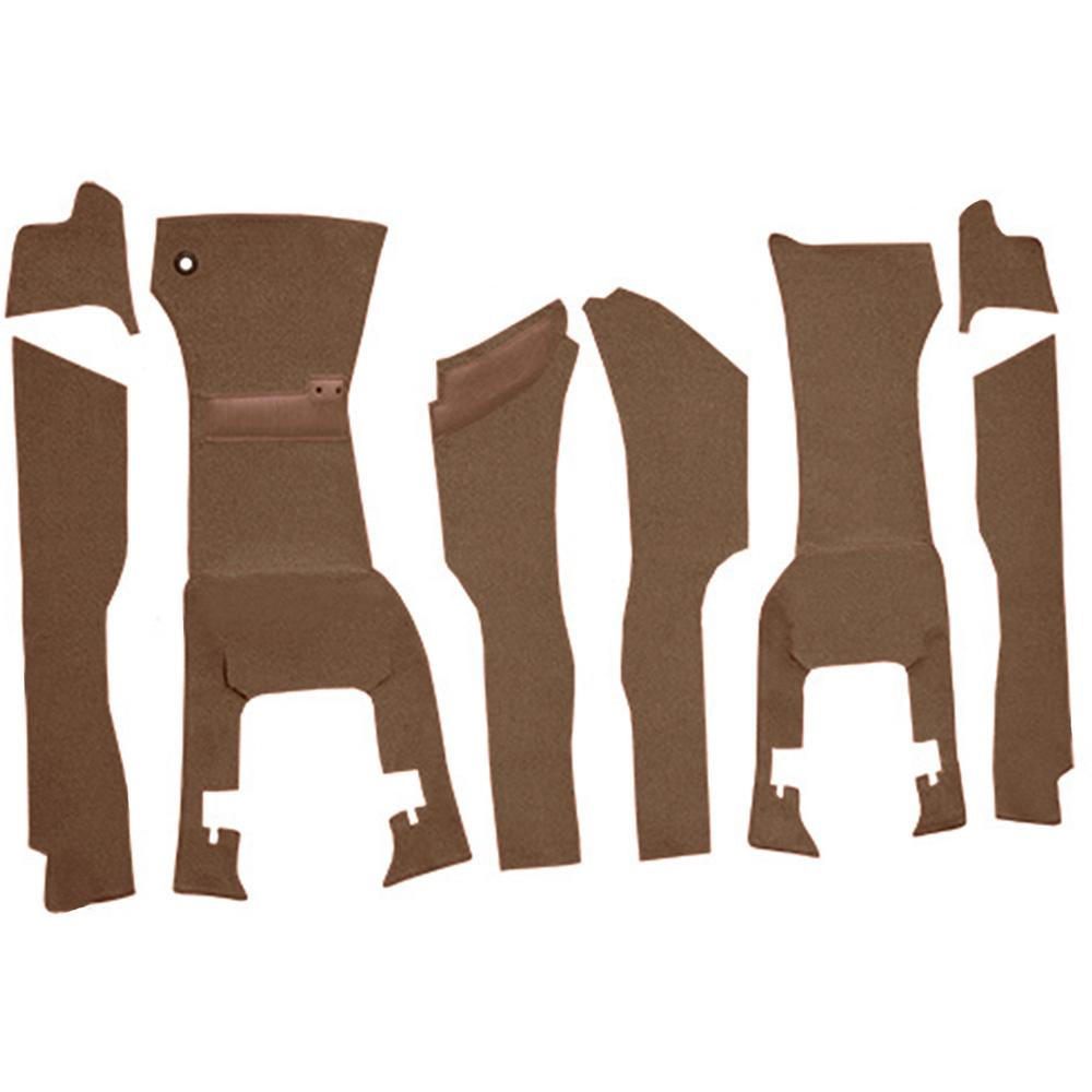 1963 Chevrolet Corvette Front Cut & Sewn Carpet Set w/ Tool Box Cut Out Foam Loop Saddle