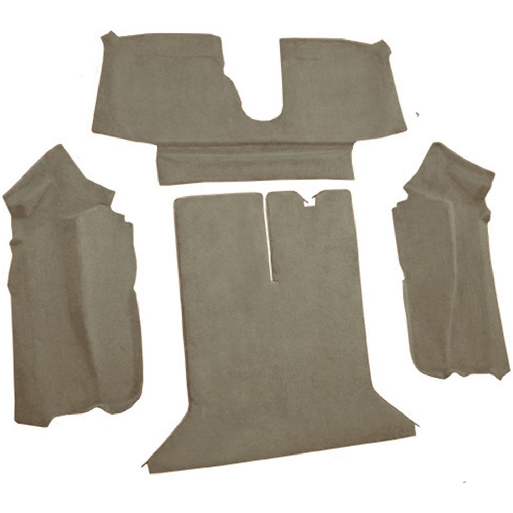 1992-93 Chevrolet Corvette Coupe w/ 1 Door Latch Rear Molded Carpet Cutpile Medium Beige
