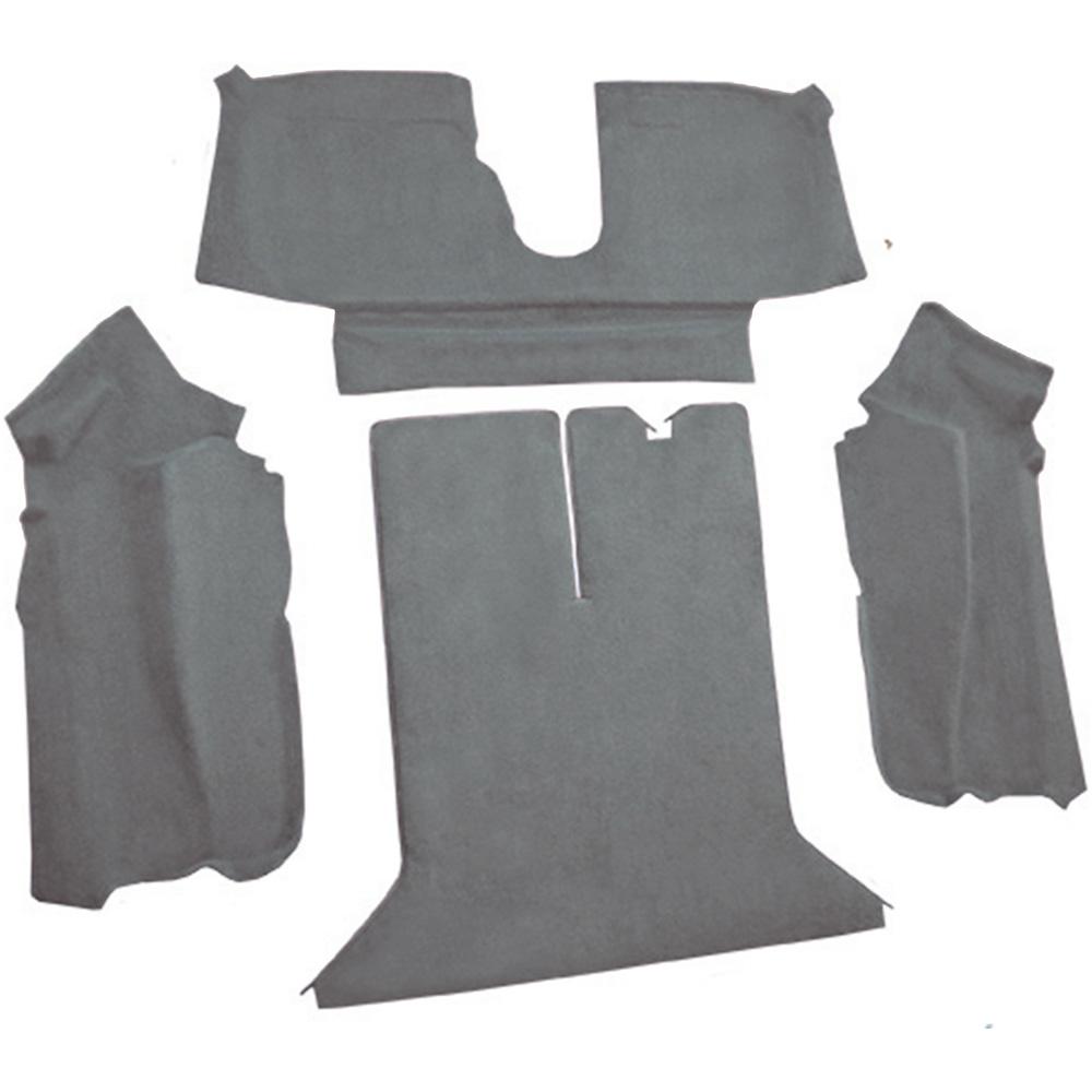 1992-93 Chevrolet Corvette Coupe w/ 1 Door Latch Rear Molded Carpet Cutpile Smoke