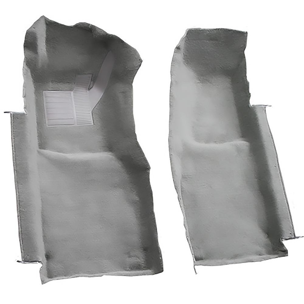 1978 Chevrolet Corvette Indianapolis 500 Pace Car Front Molded Carpet Set Cutpile Mass Backing Silver