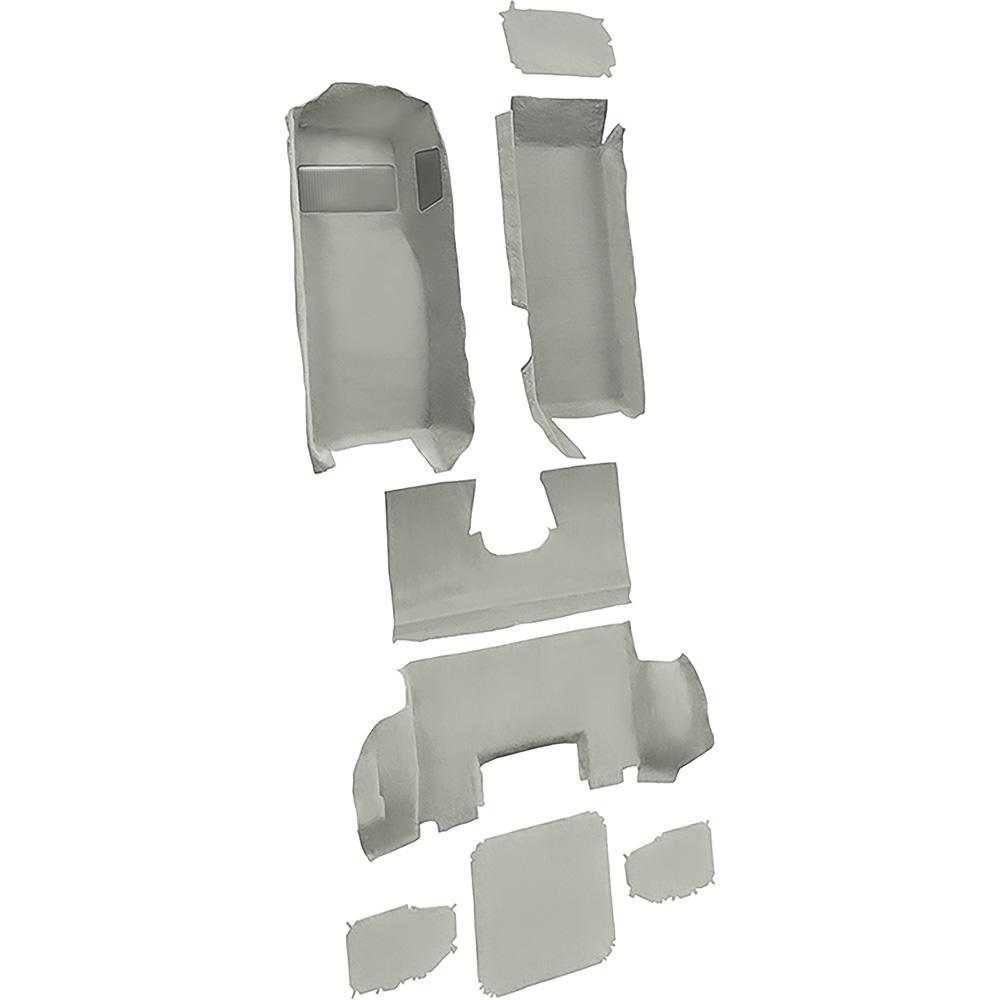1997-04 Chevrolet Corvette Coupe Complete Molded Carpet Set Cutpile Mass Backing Oyster / Shale