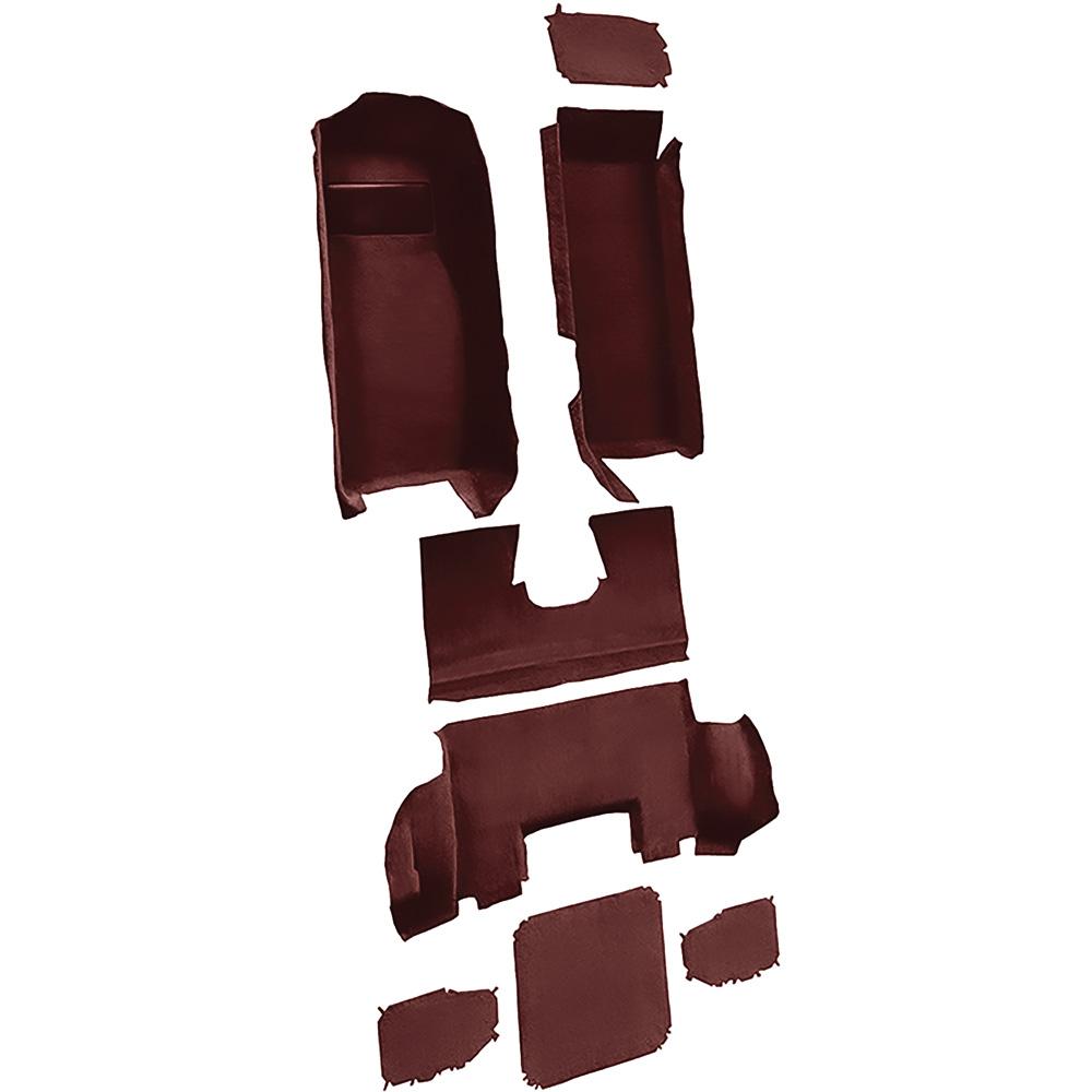 1997-04 Chevrolet Corvette Coupe Complete Molded Carpet Set Cutpile Mass Backing Medium Beige