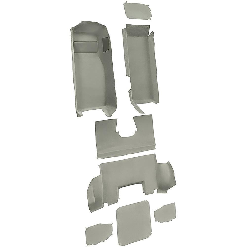 1997-04 Chevrolet Corvette Coupe Complete Molded Carpet Set Cutpile Mass Backing Antelope/Light Neutral