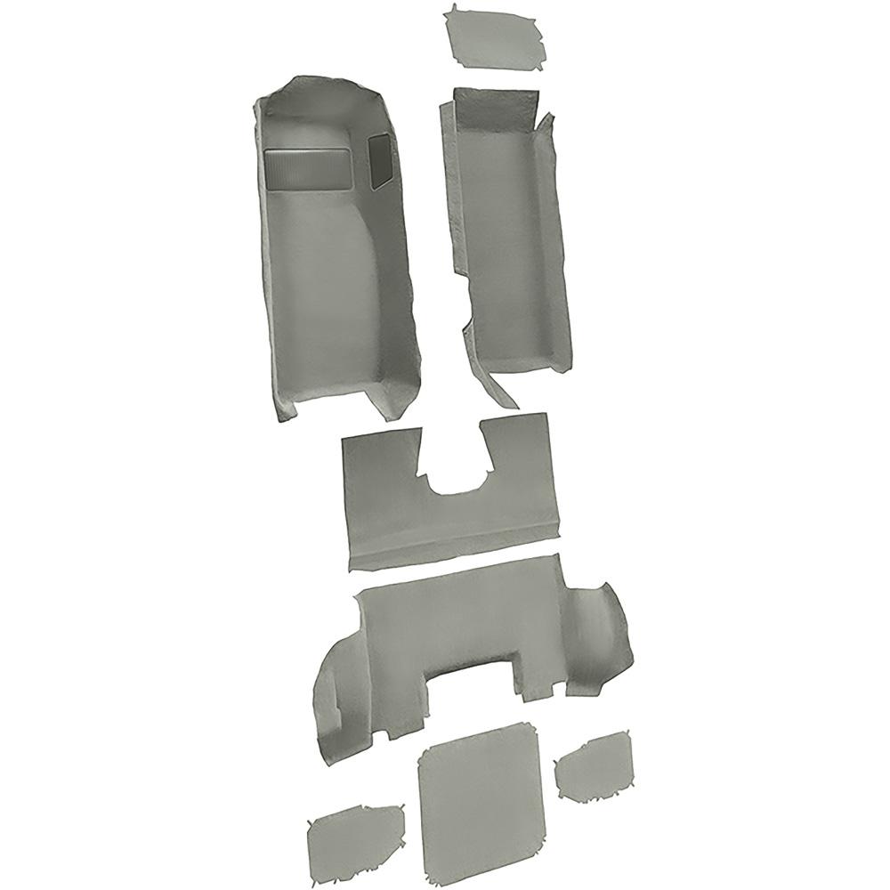 1997-04 Chevrolet Corvette Coupe Complete Molded Carpet Set Truvette Mass Backing Shale