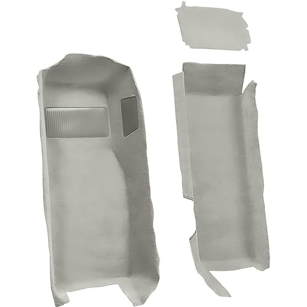 1997-04 Chevrolet Corvette Coupe/Convertible Front Molded Carpet Set Cutpile Mass Backing Oyster / Shale