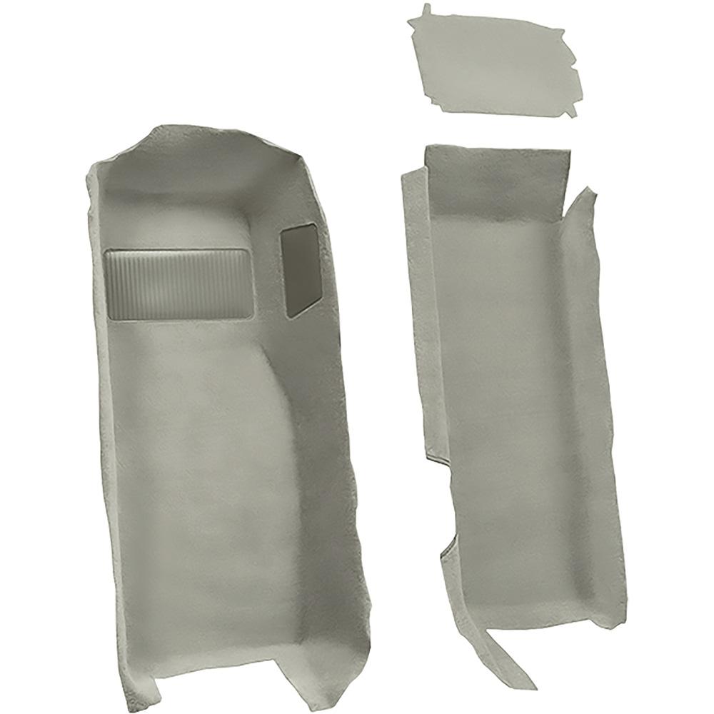 1997-04 Chevrolet Corvette Coupe/Convertible Front Molded Carpet Set Cutpile Mass Backing Antelope/Light Neutral