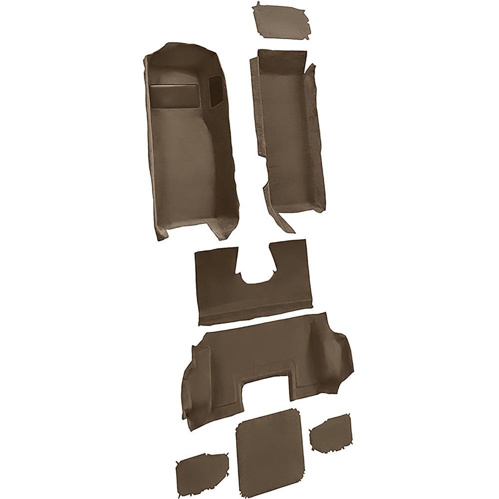 1998-00 Chevrolet Corvette Hardtop/Convertible Complete Molded Carpet Set Truvette Mass Backing Oak