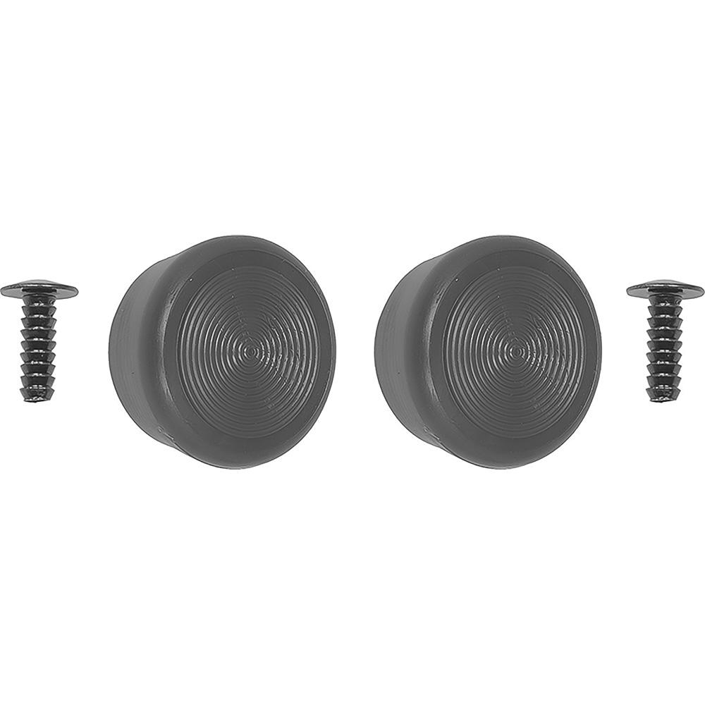 1968-88 GM Window Crank Handle Knob Set with Rivets for Doors or Quarter Window Black Pair
