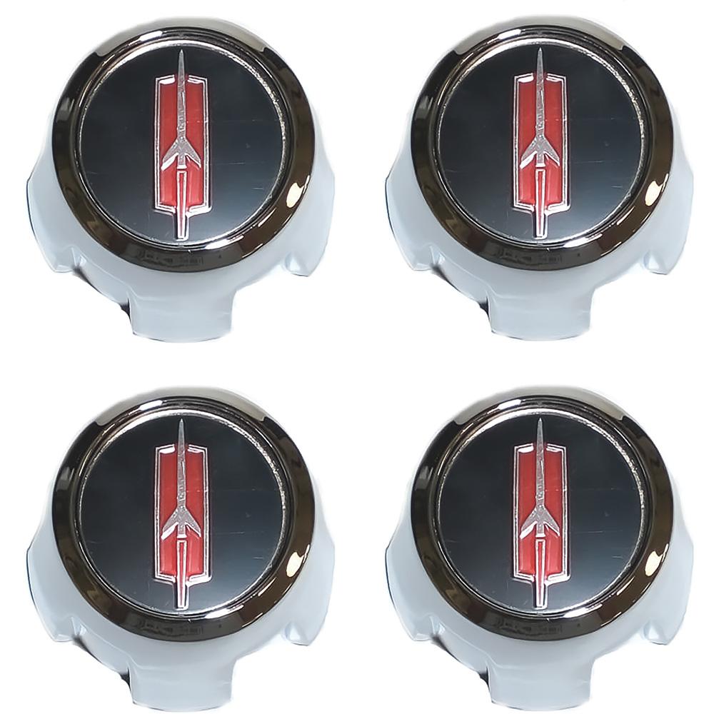 1968-87 Oldsmobile Super Stock II Wheel Center Cap With Olds Rocket Emblem Insert Bolt-On Style Set of 4