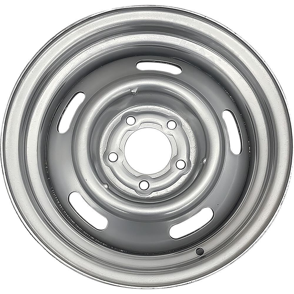 1967-81 Chevrolet Rally Wheel Silver 15" x 8" 4-1/2" Back Space 5 on 4-3/4" Bolt Pattern Each